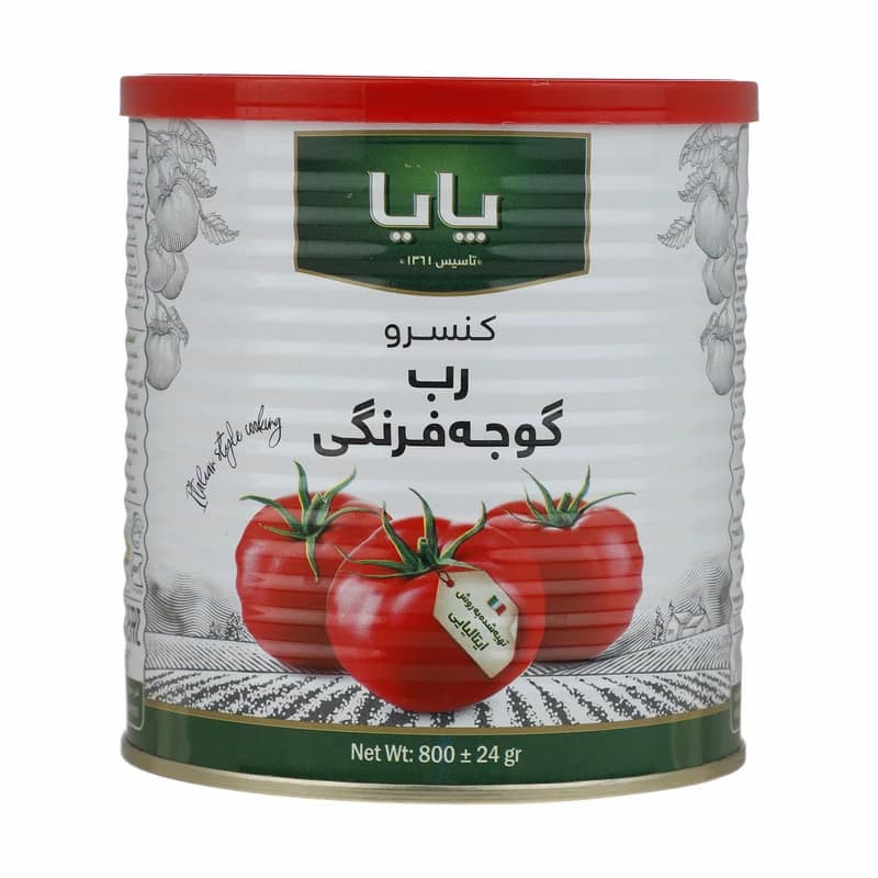رب گوجه فرنگی پایا با غلظت طبیعی و عصاره غنی برای پخت های اصیل ایرانی